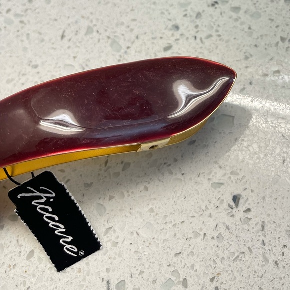 FICCARE Maximas Silky Hair Clip Burgundy L main image 4